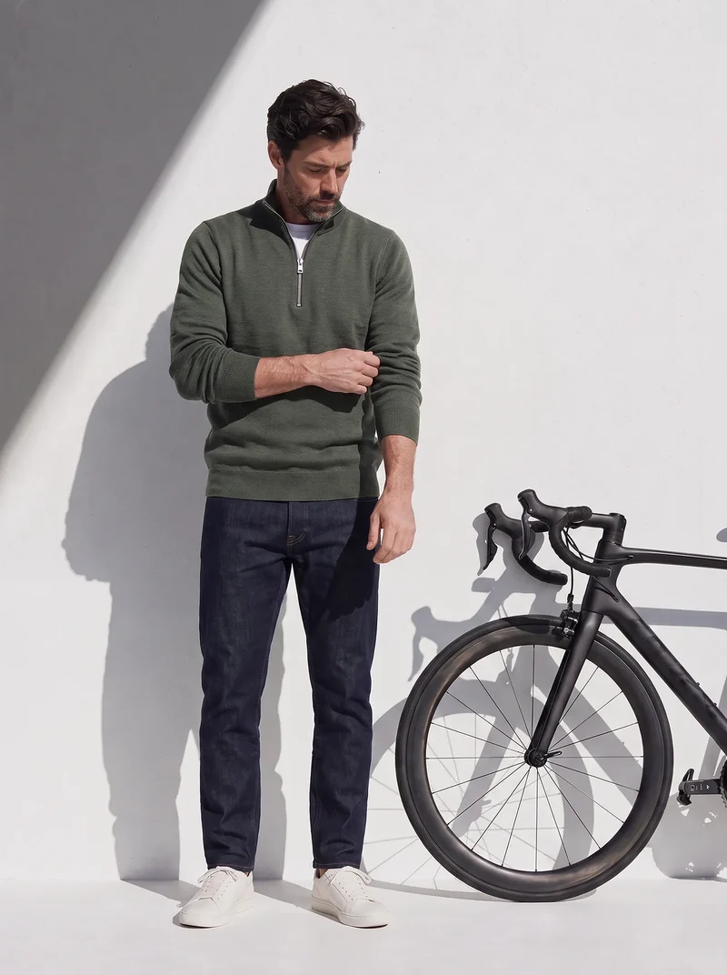 MILANO MERINO ZIP PULLOVER