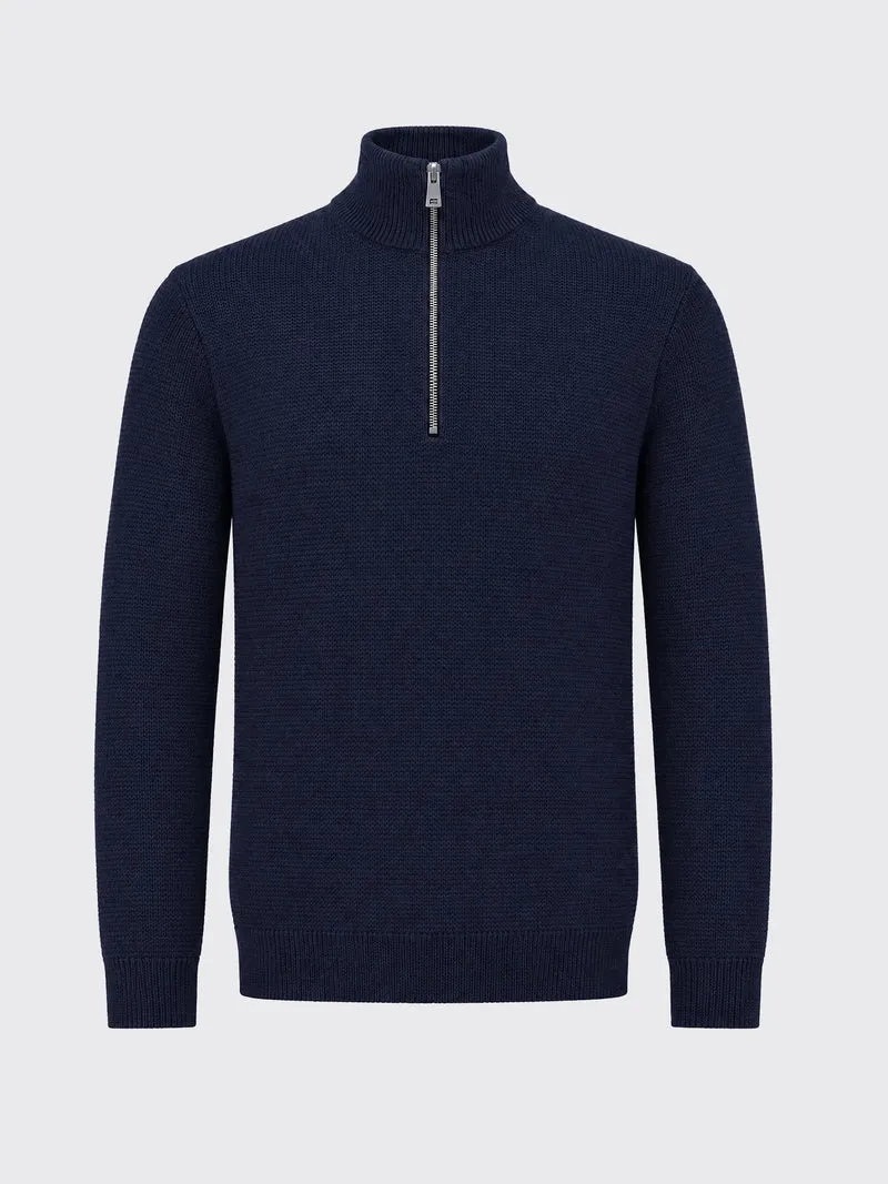 MILANO MERINO ZIP PULLOVER