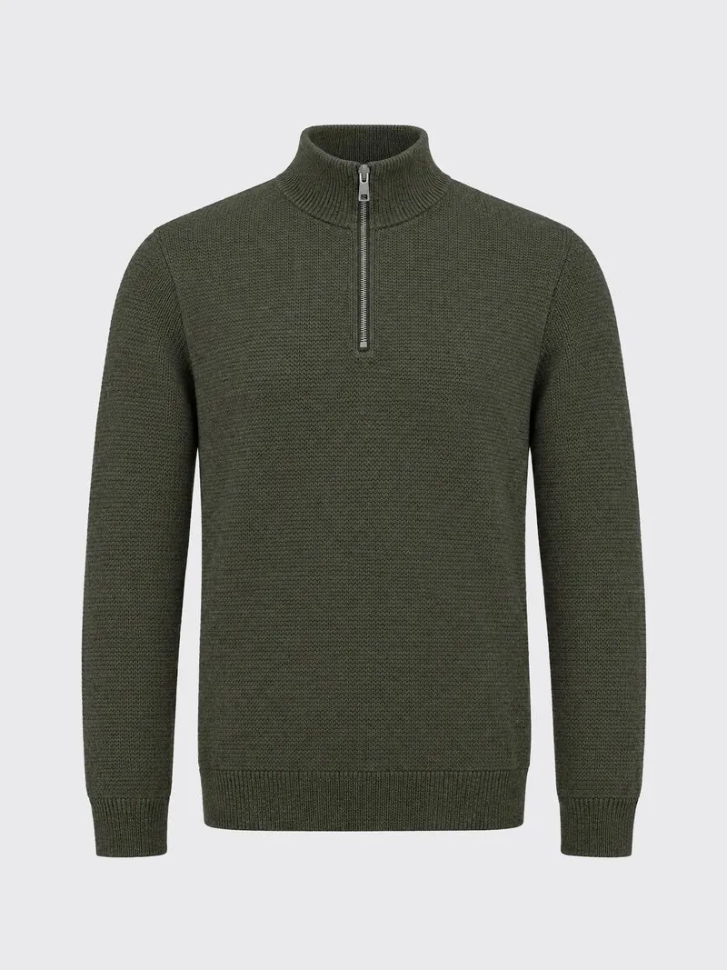 MILANO MERINO ZIP PULLOVER