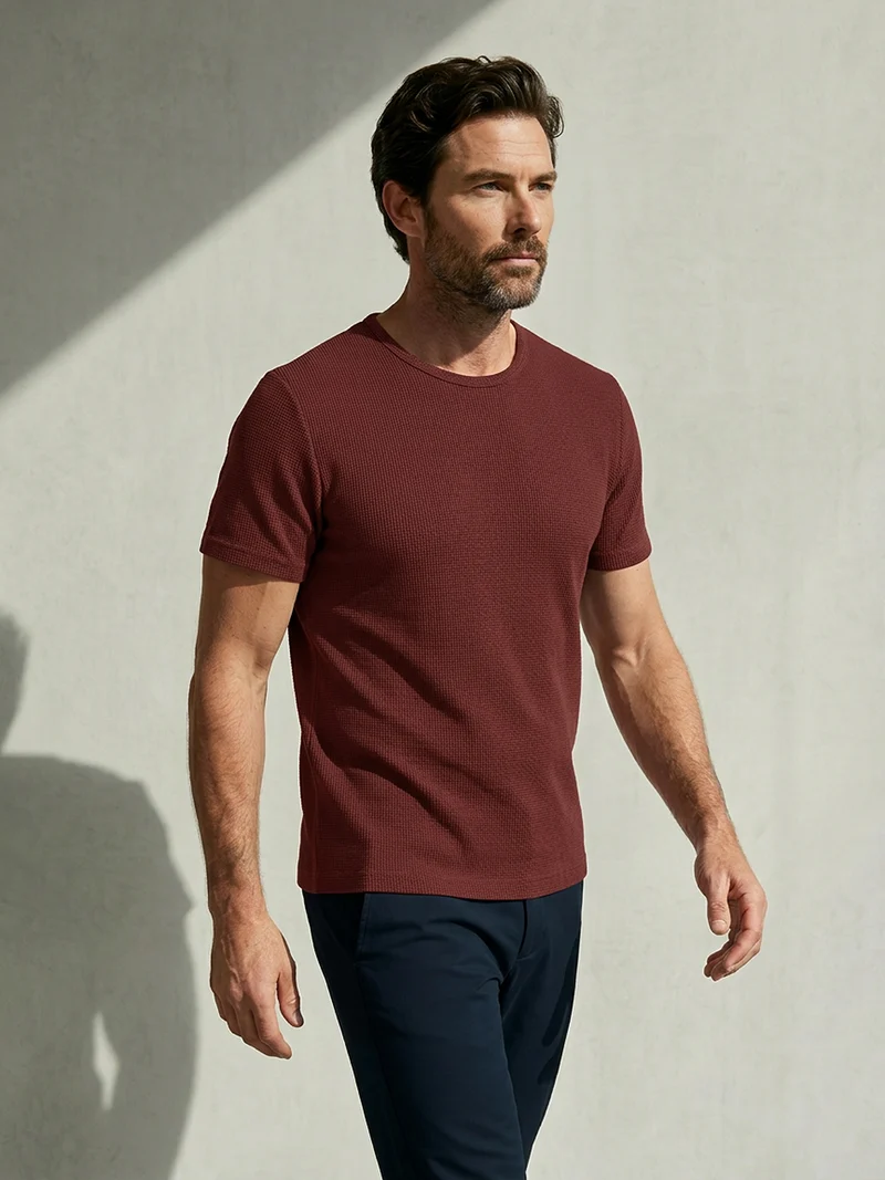 WAFFLE MERINO T-SHIRT