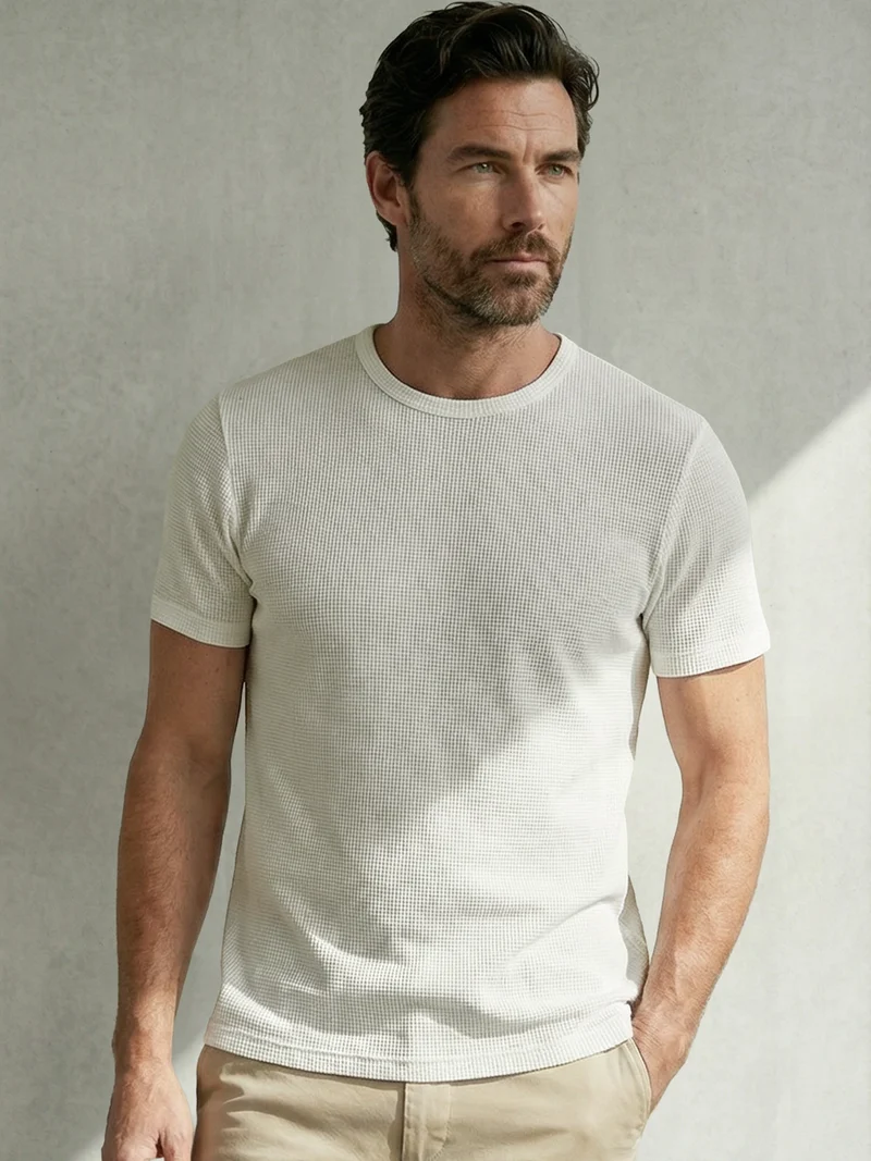 WAFFLE MERINO T-SHIRT