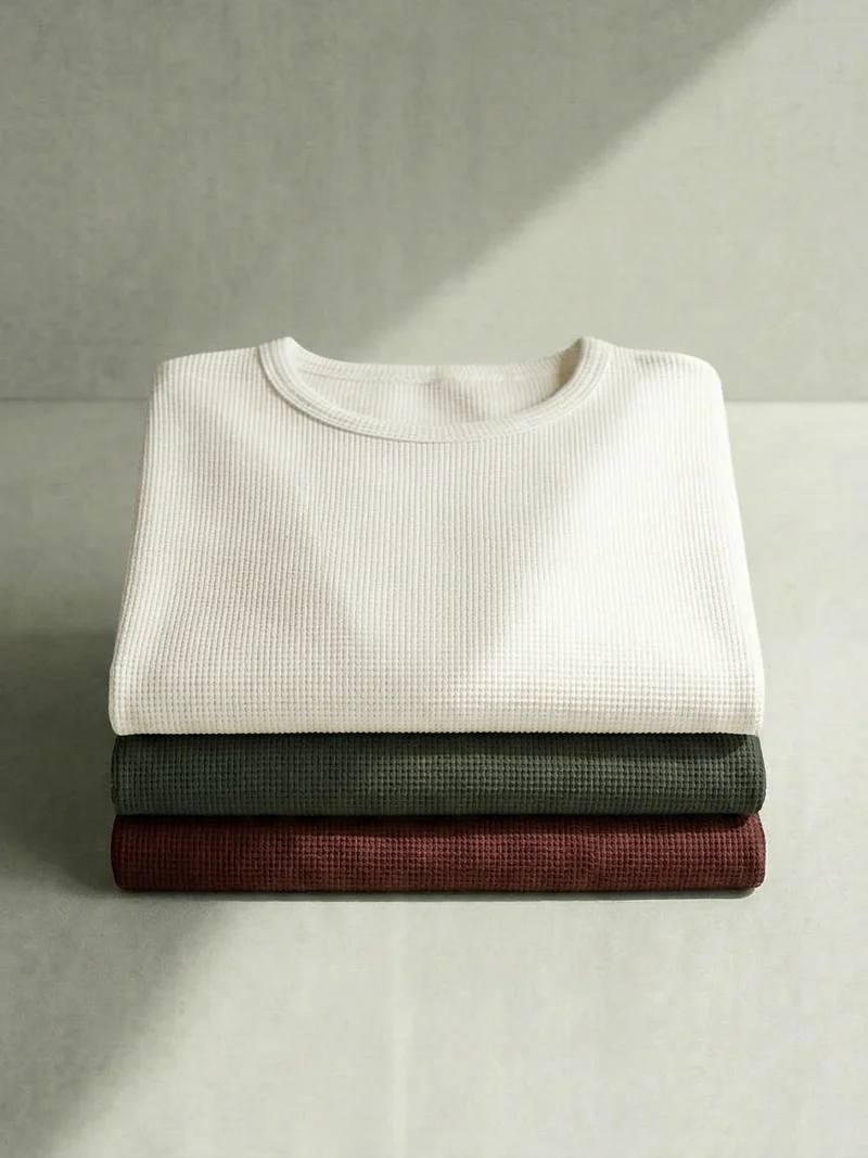 WAFFLE MERINO T-SHIRT