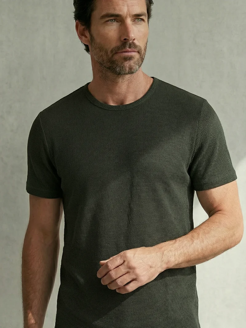 WAFFLE MERINO T-SHIRT