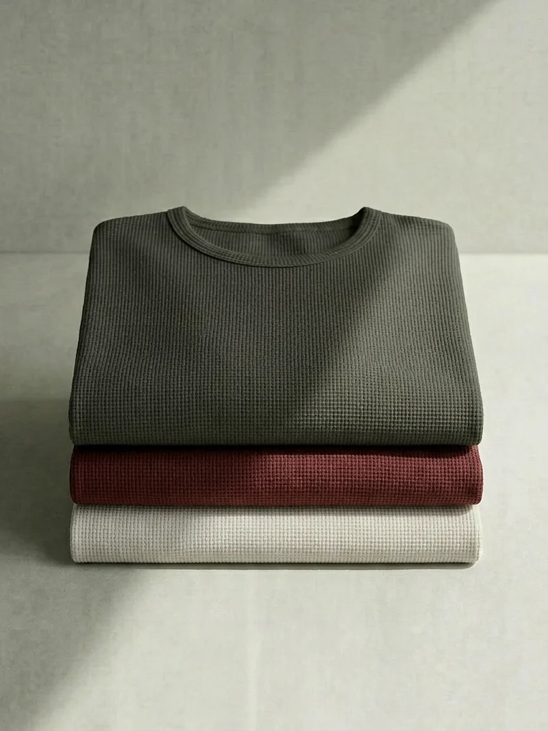 WAFFLE MERINO T-SHIRT