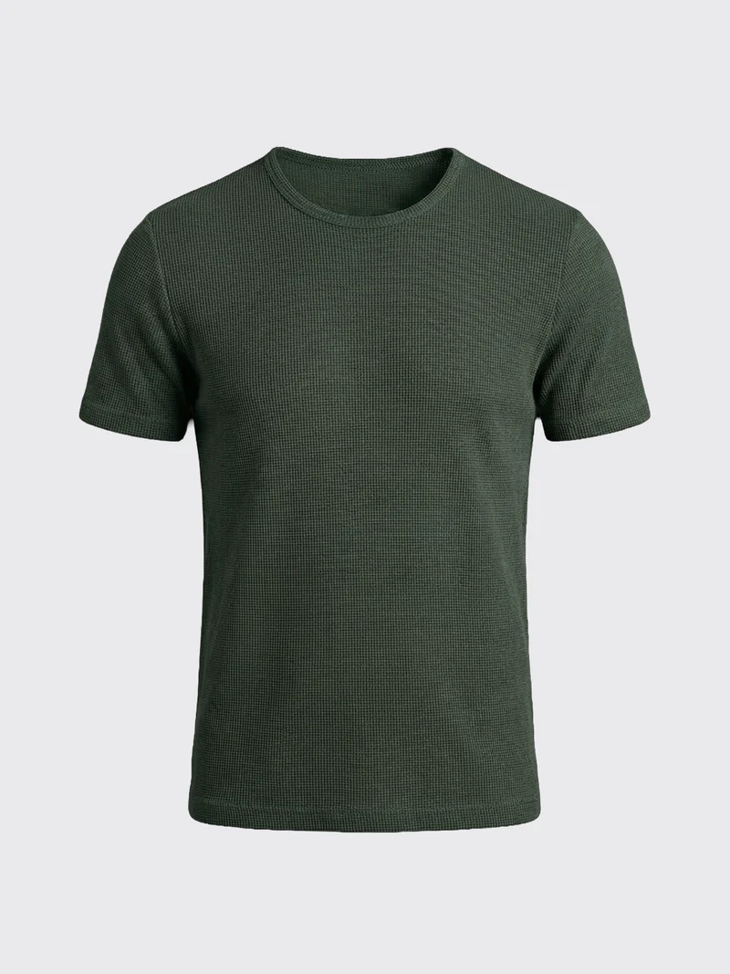 WAFFLE MERINO T-SHIRT