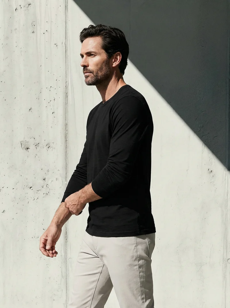 PURE MERINO LONG SLEEVES T-SHIRT