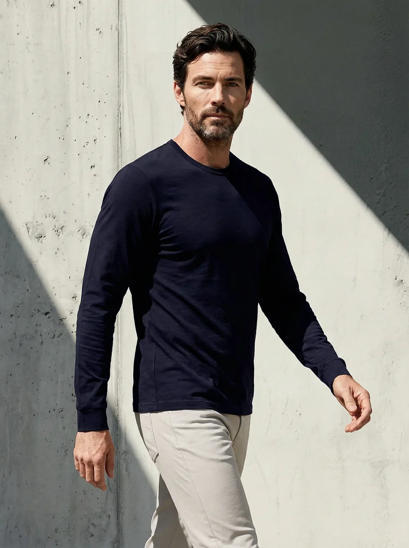 PURE MERINO LONG SLEEVES T-SHIRT