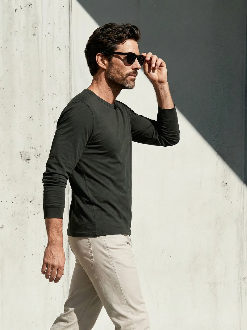 PURE MERINO LONG SLEEVES T-SHIRT