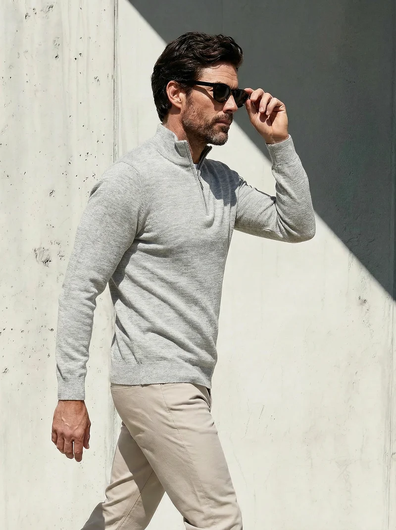 ULTRA MERINO ZIP PULLOVER