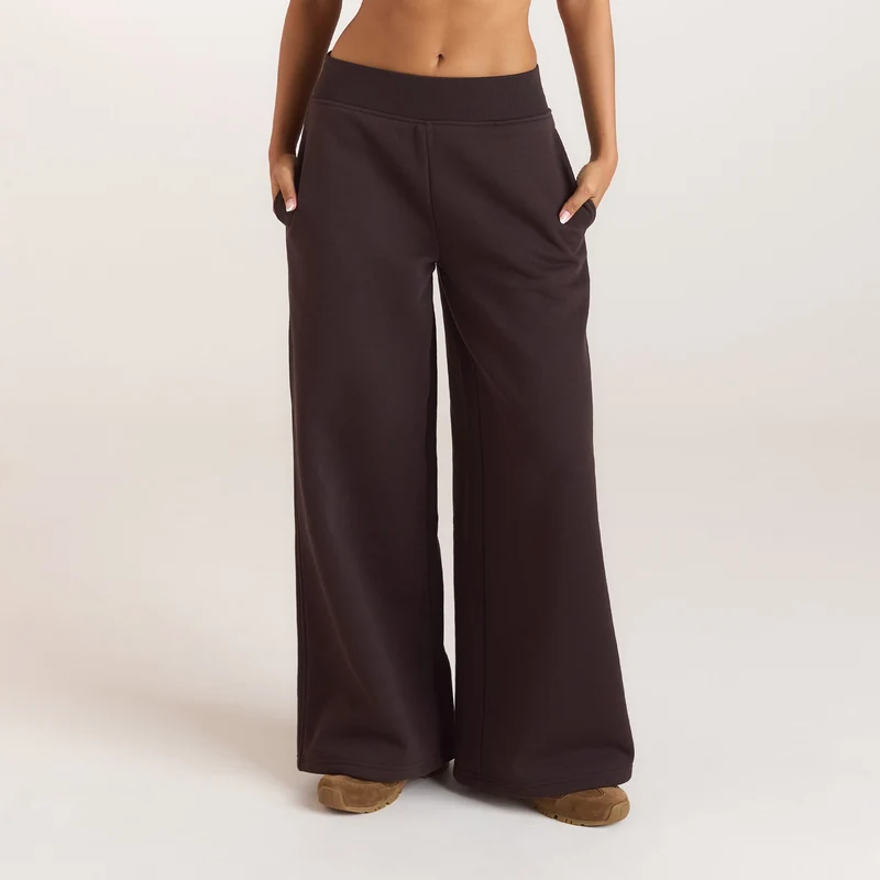 Pantalon de Jogging Droit - Chocolat Noir