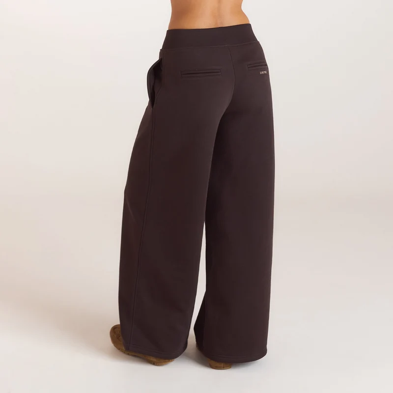Pantalon de Jogging Droit - Chocolat Noir
