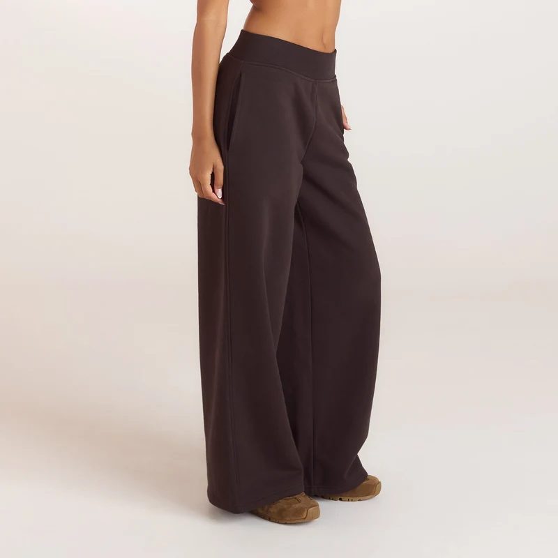 Pantalon de Jogging Droit - Chocolat Noir