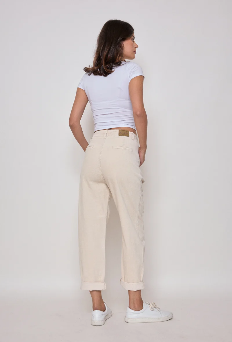 Pantalon ballon en velours côtelé
