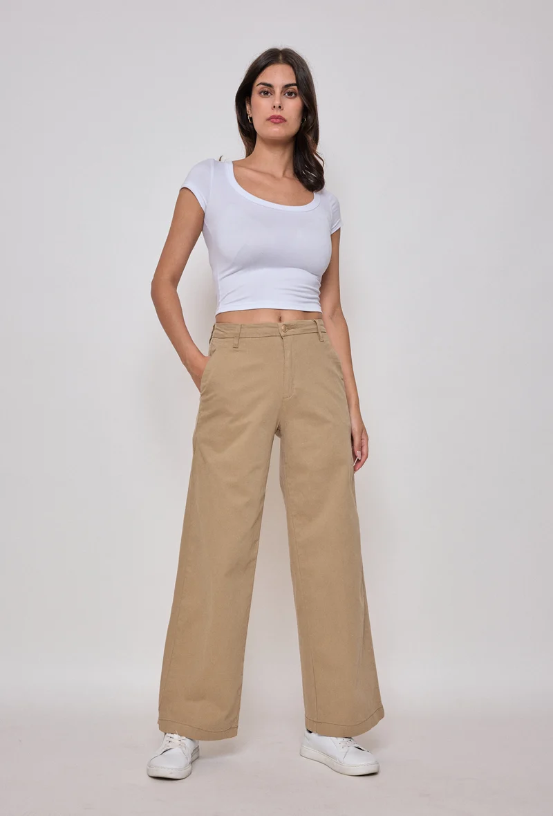 Pantalon Chino Large Classique