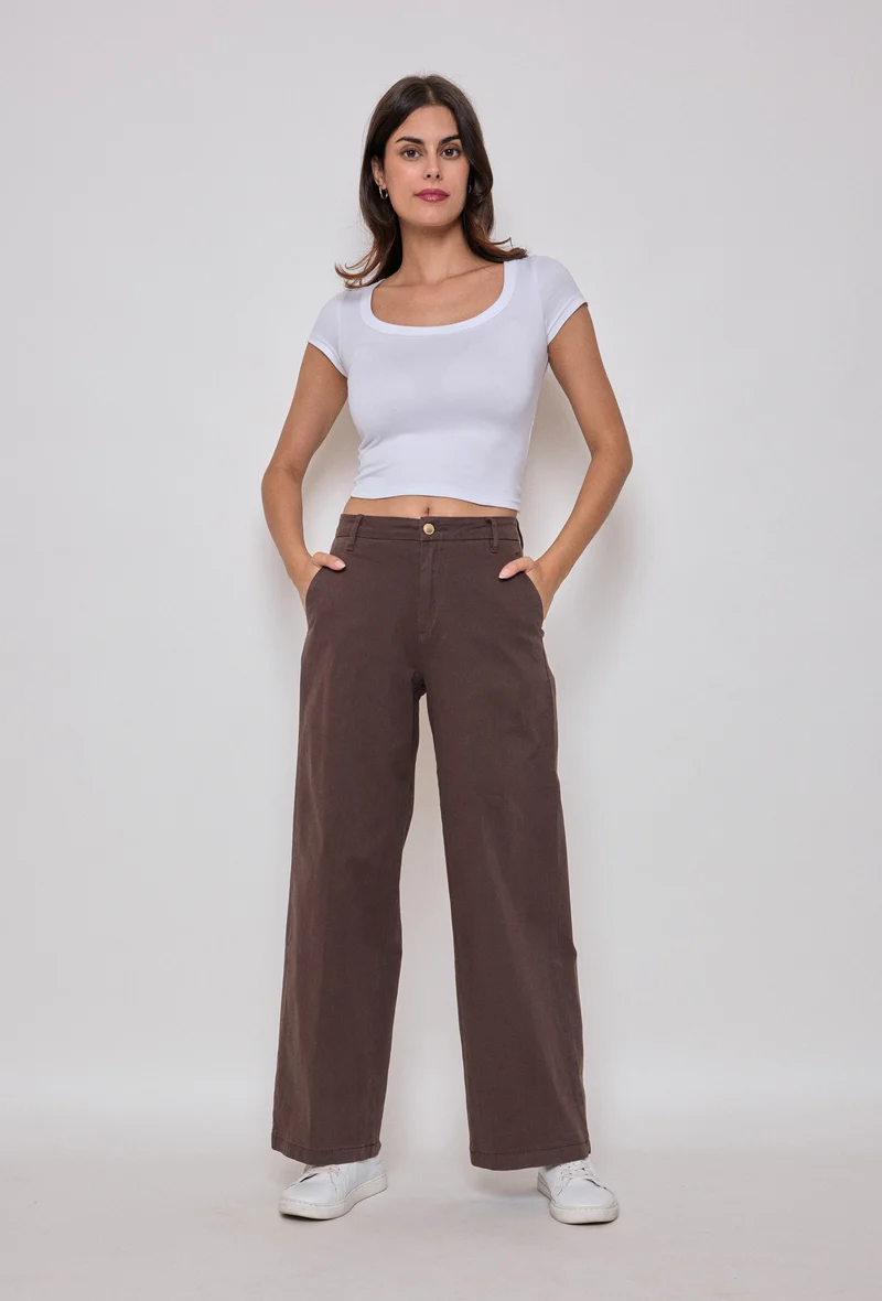 Pantalon Chino Large Classique