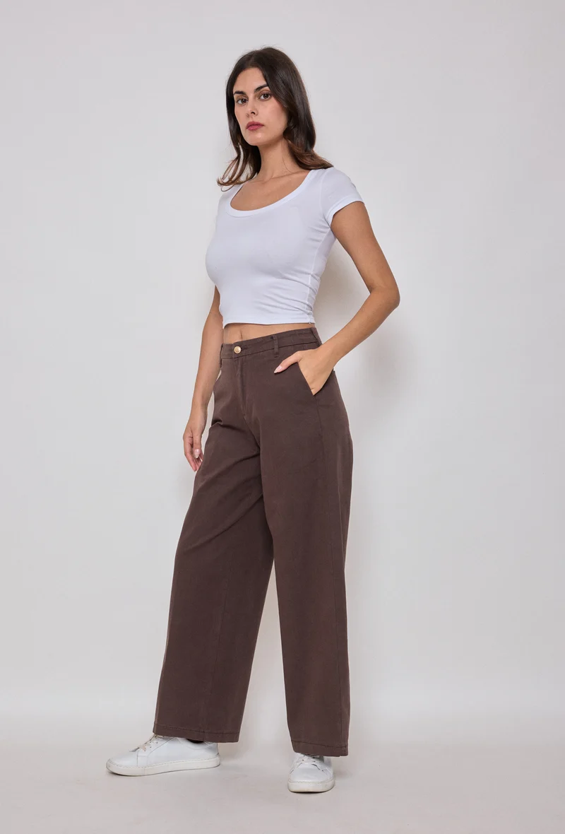Pantalon Chino Large Classique