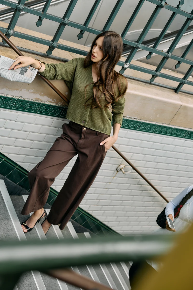 Pantalon Chino Large Classique