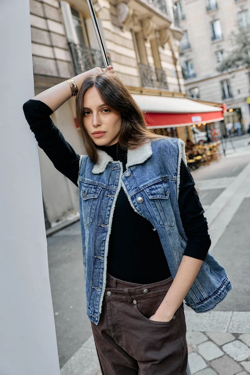 Veste Sans Manches Doublée