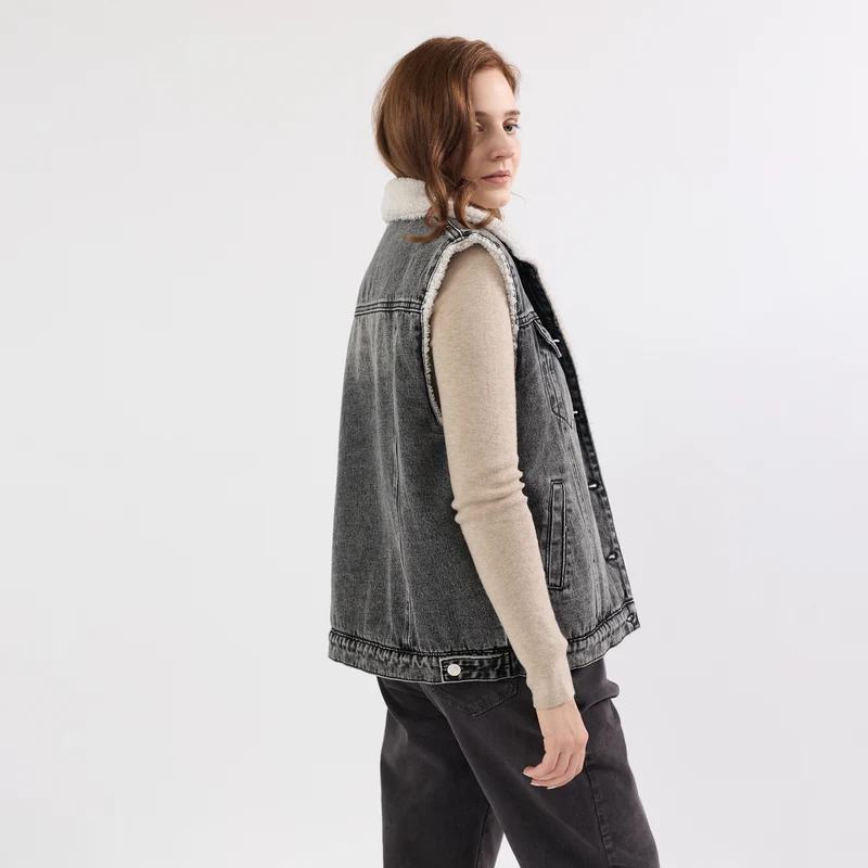 Veste Sans Manches Doublée