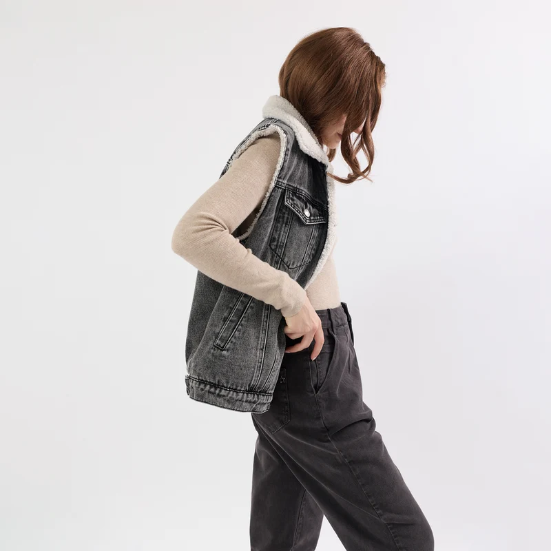 Veste Sans Manches Doublée