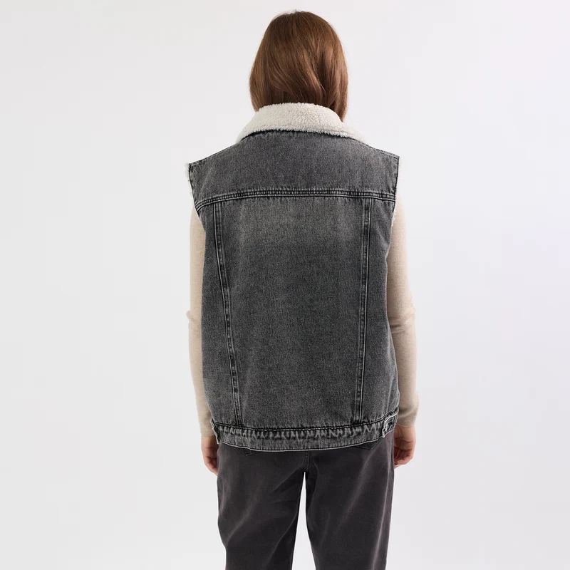 Veste Sans Manches Doublée