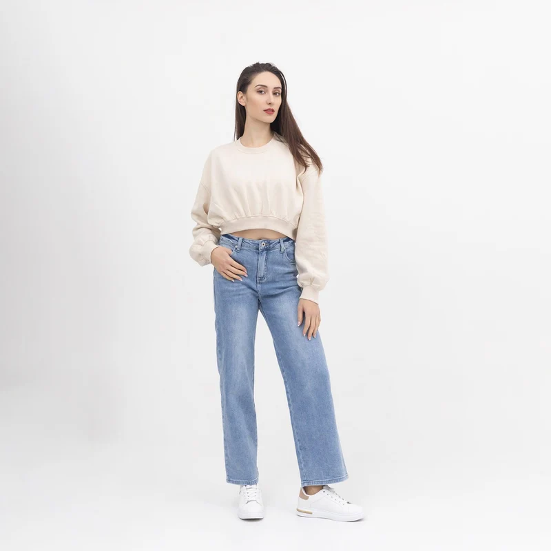 Jean Droit Taille Haute Coupe Intemporelle