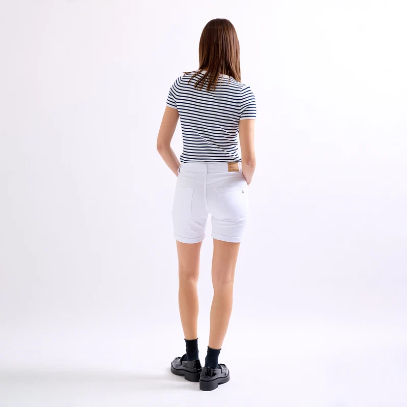 Short Couleurs Avec Boutons Fantaisies
