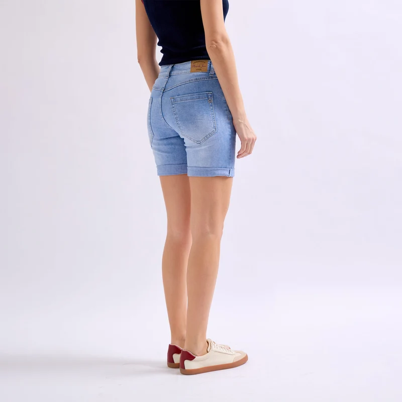 Short Couleurs Avec Boutons Fantaisies