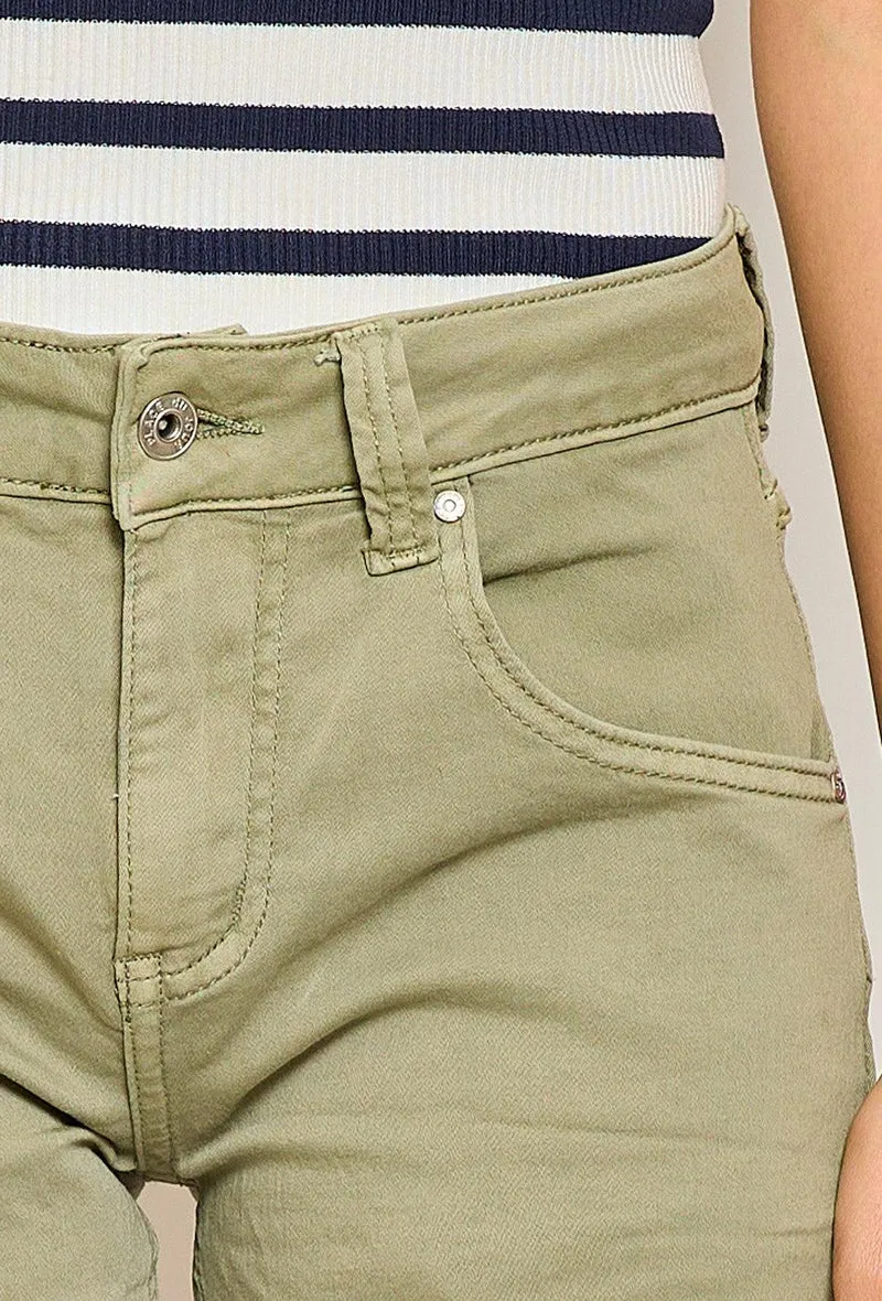 Short Marine en JoggJeans Couleurs Zip
