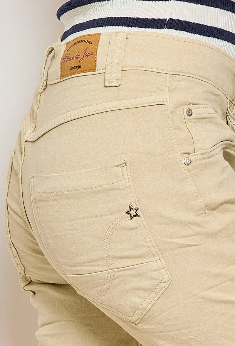 Short Marine en JoggJeans Couleurs Zip
