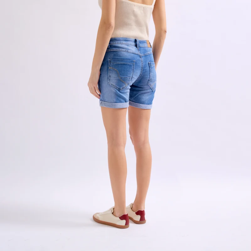 Short Marine en JoggJeans Classiques 5 Boutons