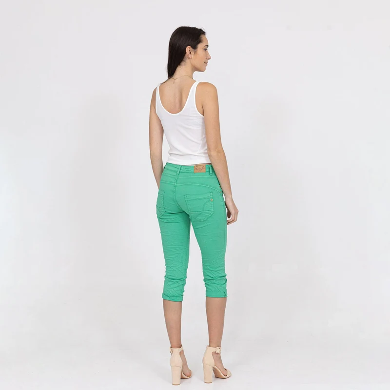 Pantacourts Justine Couleurs Boutons Fantaisies Dorés