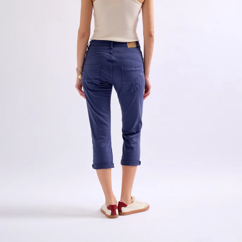 Pantacourts Justine Couleurs Boutons Fantaisies Dorés