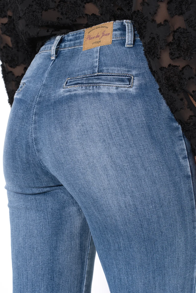 Chino Jean Droit 7/8eme