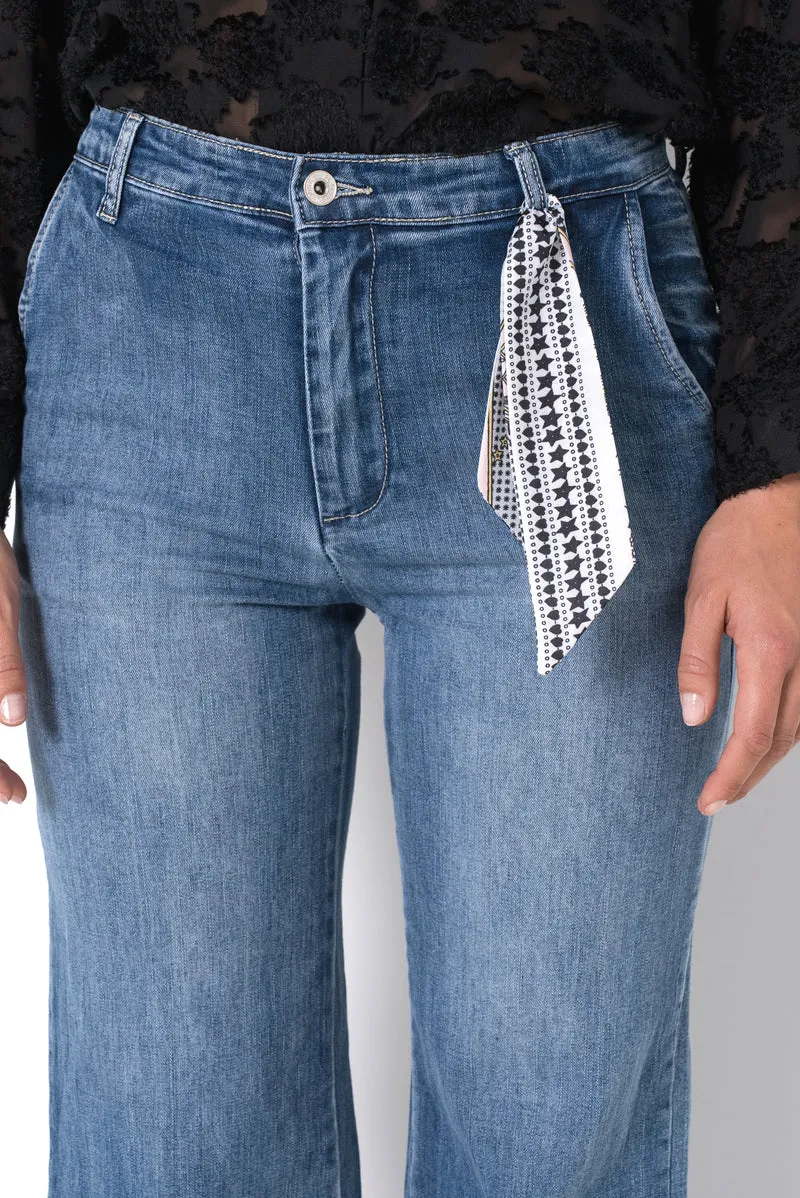 Chino Jean Droit 7/8eme