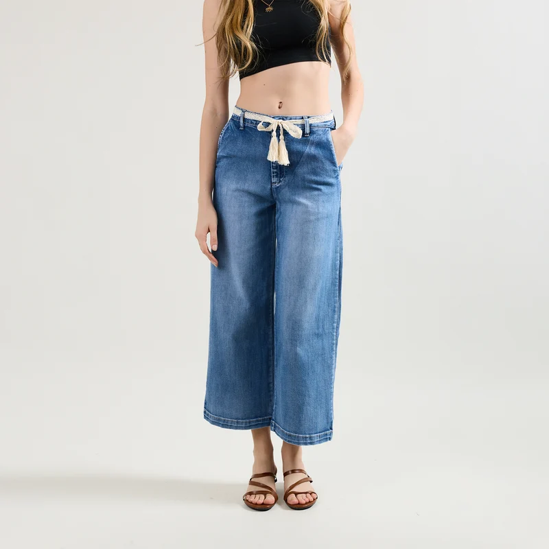 Chino Jean Droit 7/8eme