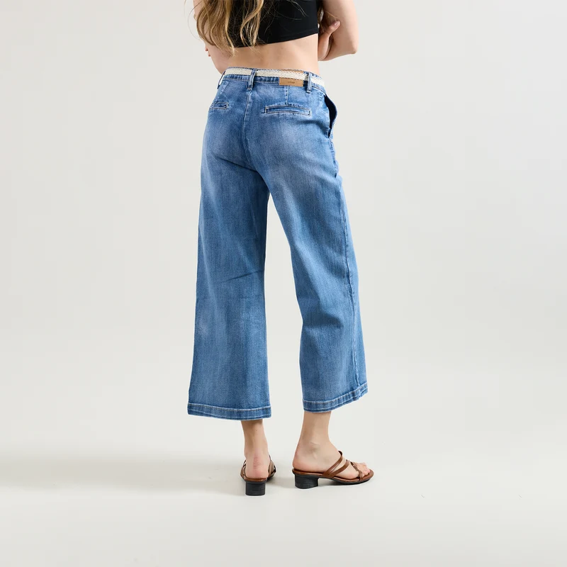Chino Jean Droit 7/8eme