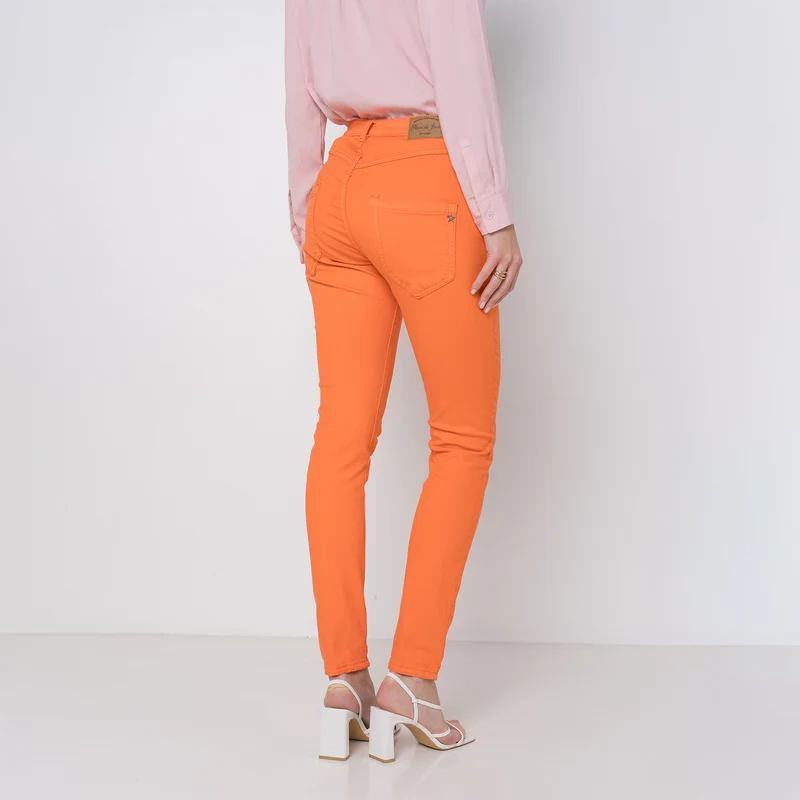 Pantalon Boyfriend à Boutons Fantaisies Argentés Été