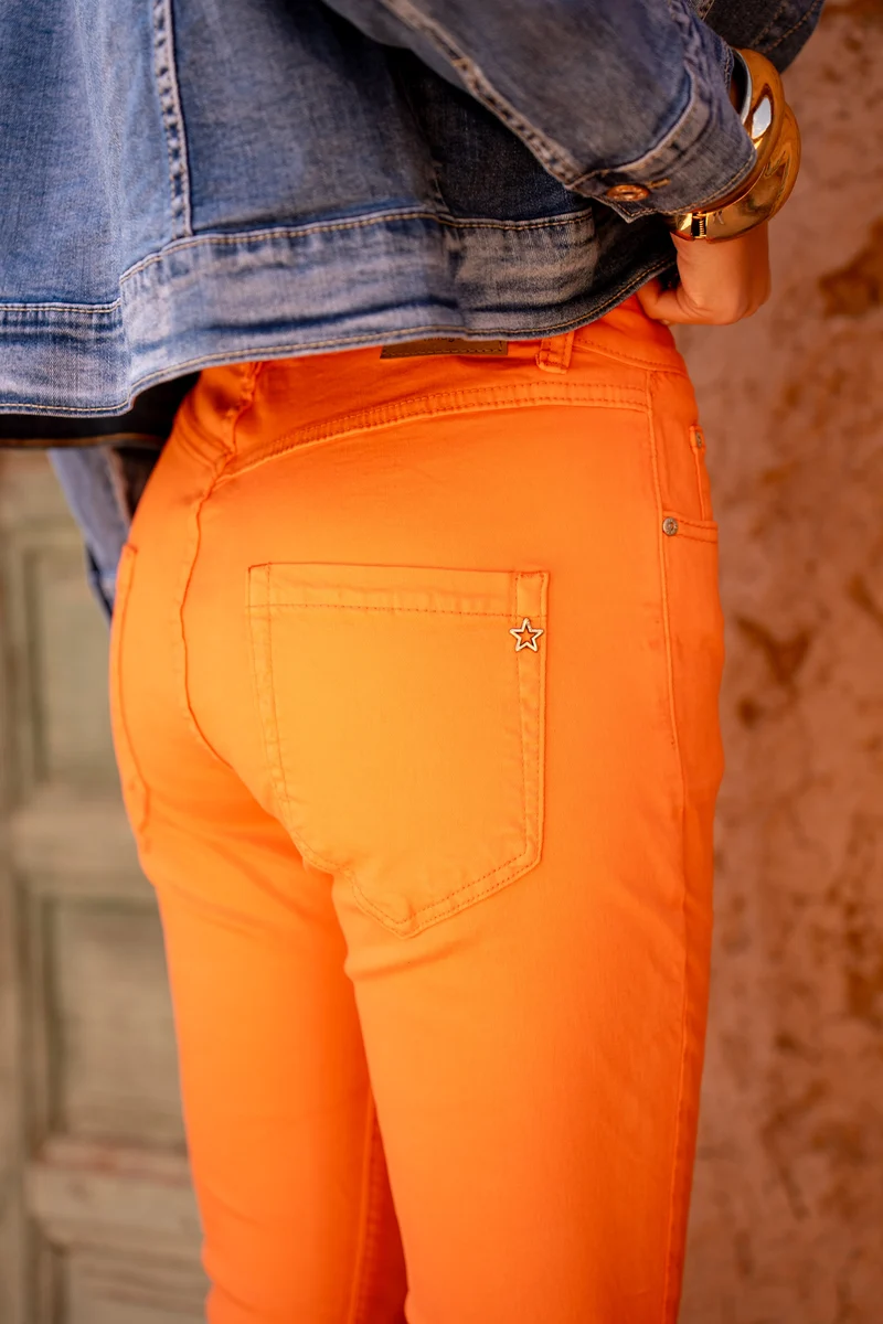 Pantalon Boyfriend à Boutons Fantaisies Argentés Été