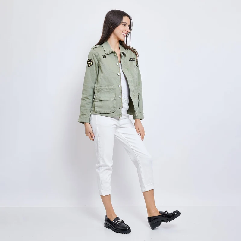 Veste Saharienne Écussons