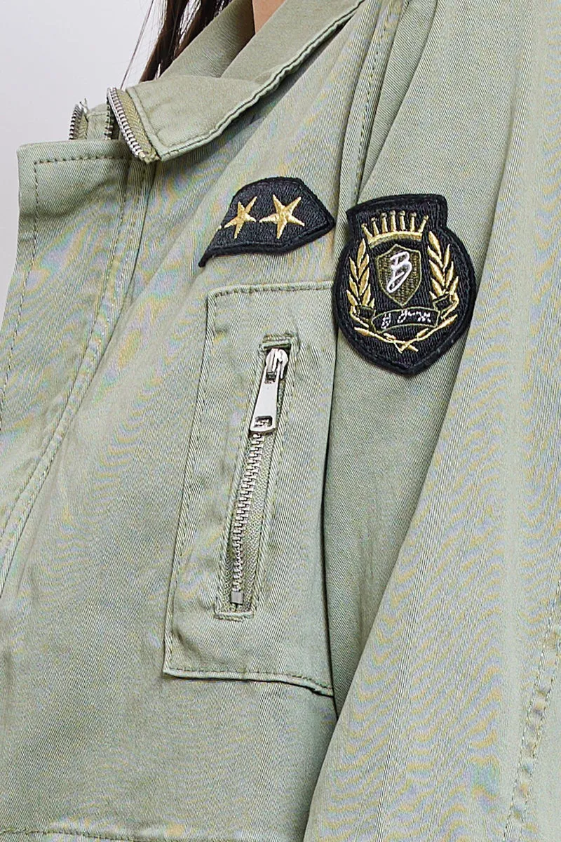 Veste Saharienne Écussons