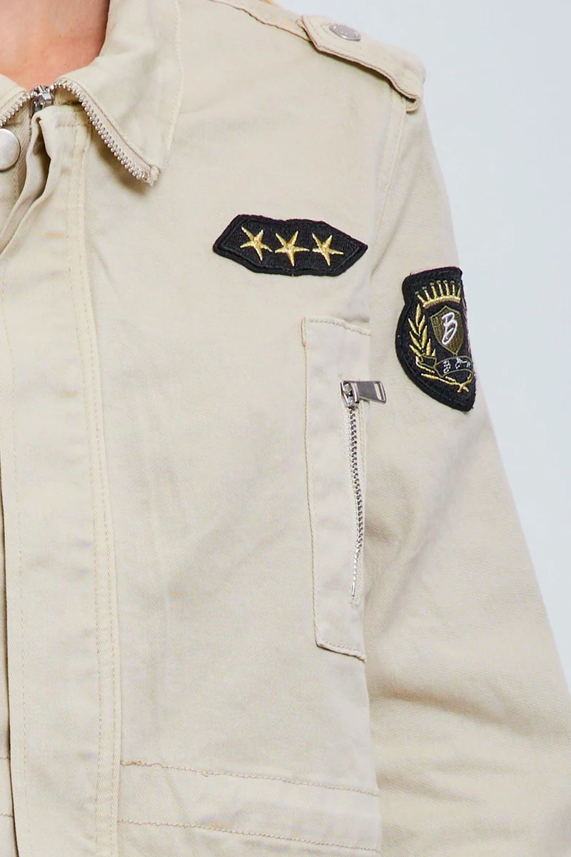 Veste Saharienne Écussons