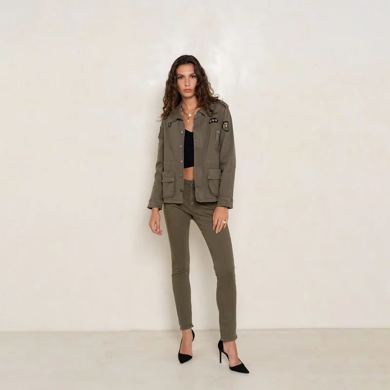 Veste Saharienne Écussons