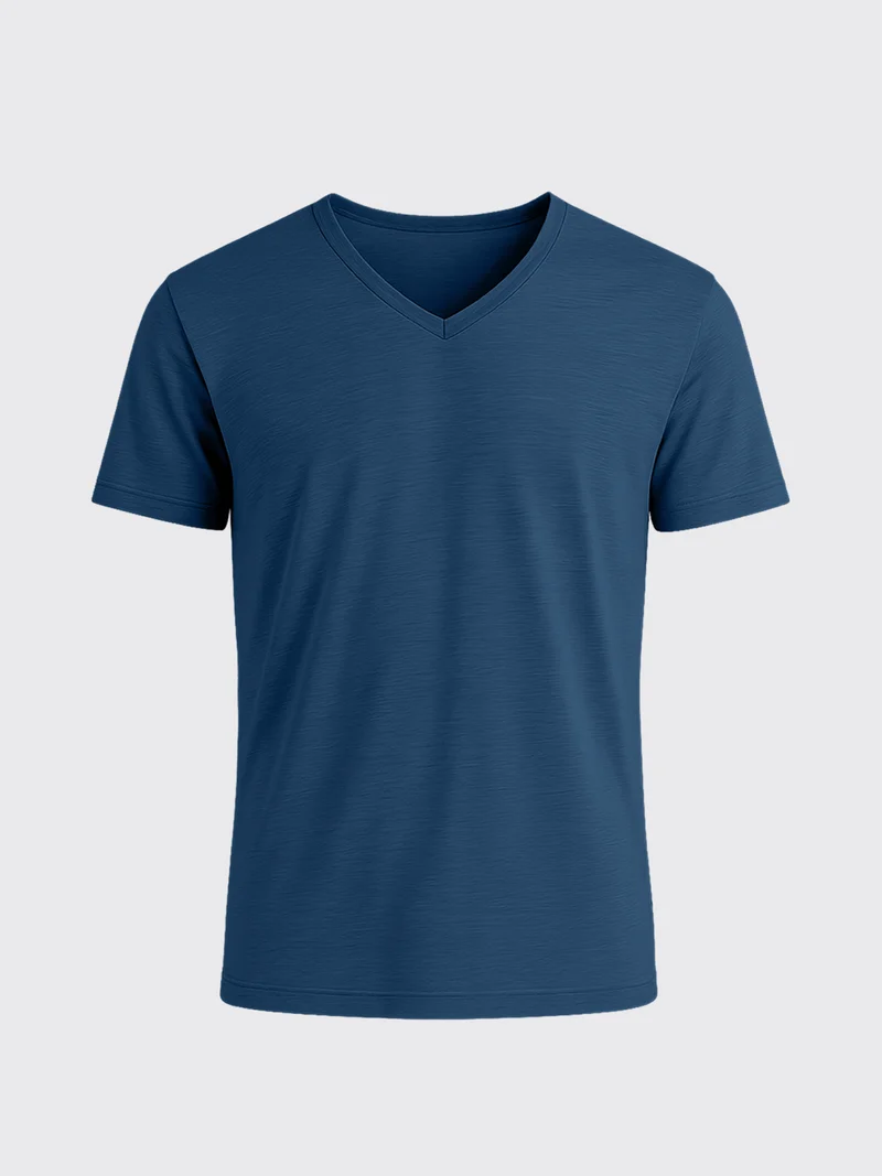 ACTION MERINO V-NECK TEE