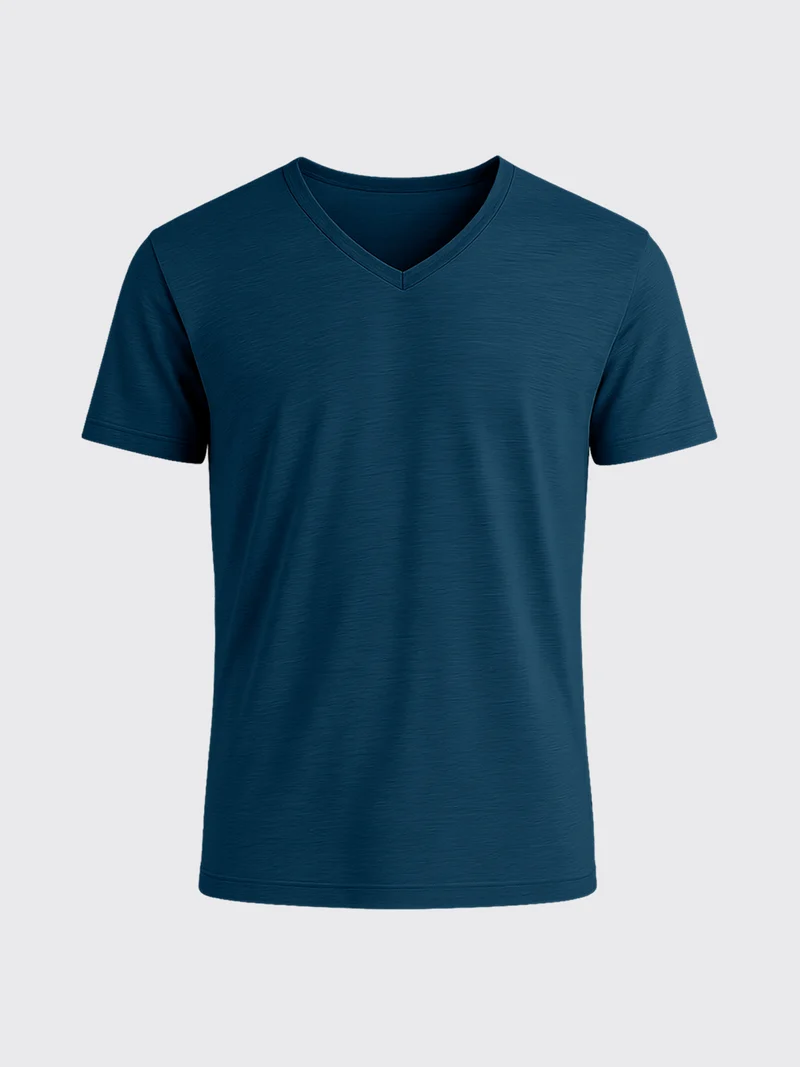 ACTION MERINO V-NECK TEE