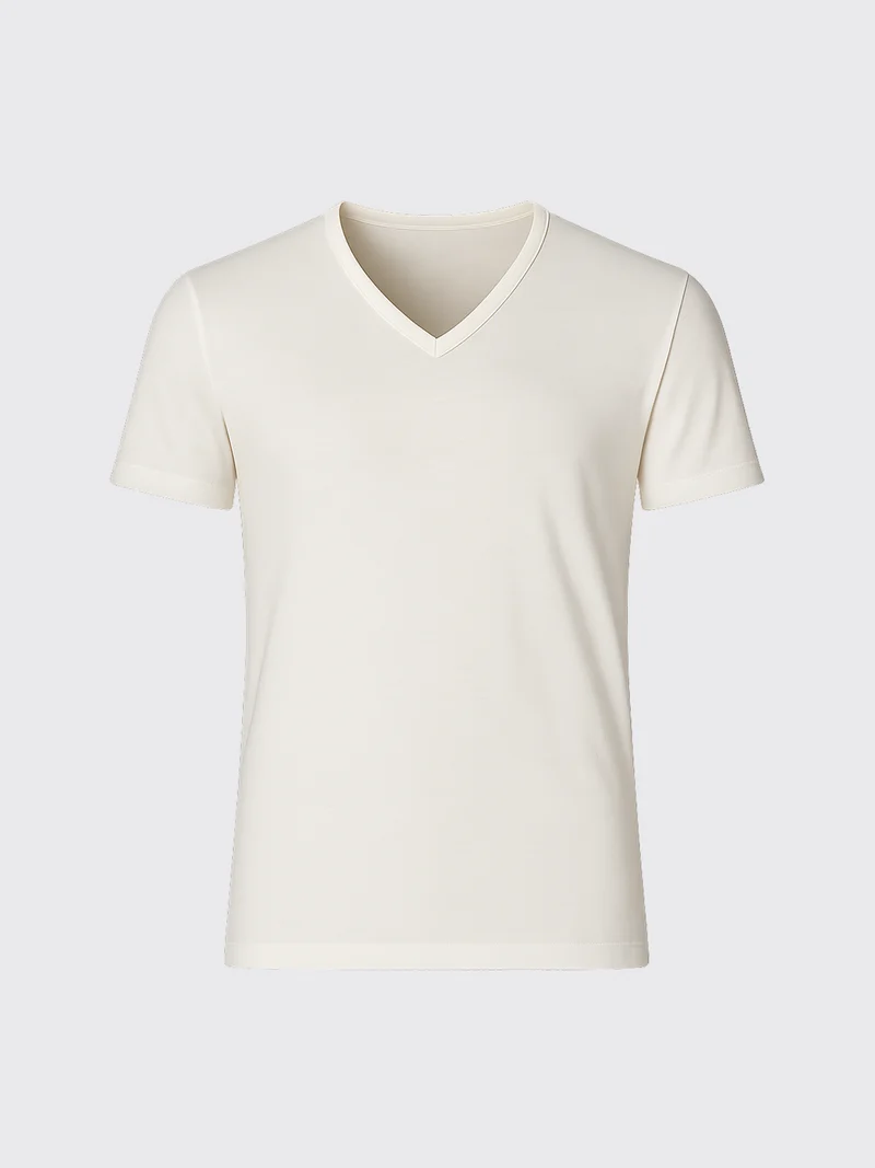 ACTION MERINO V-NECK TEE