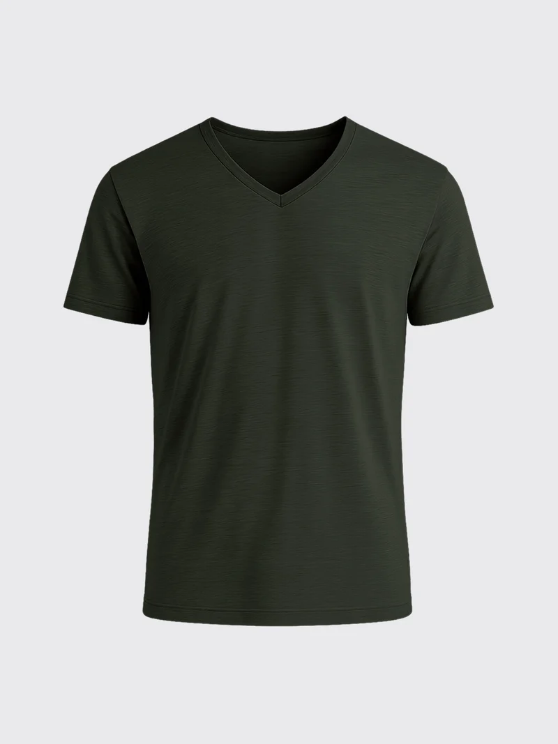 ACTION MERINO V-NECK TEE