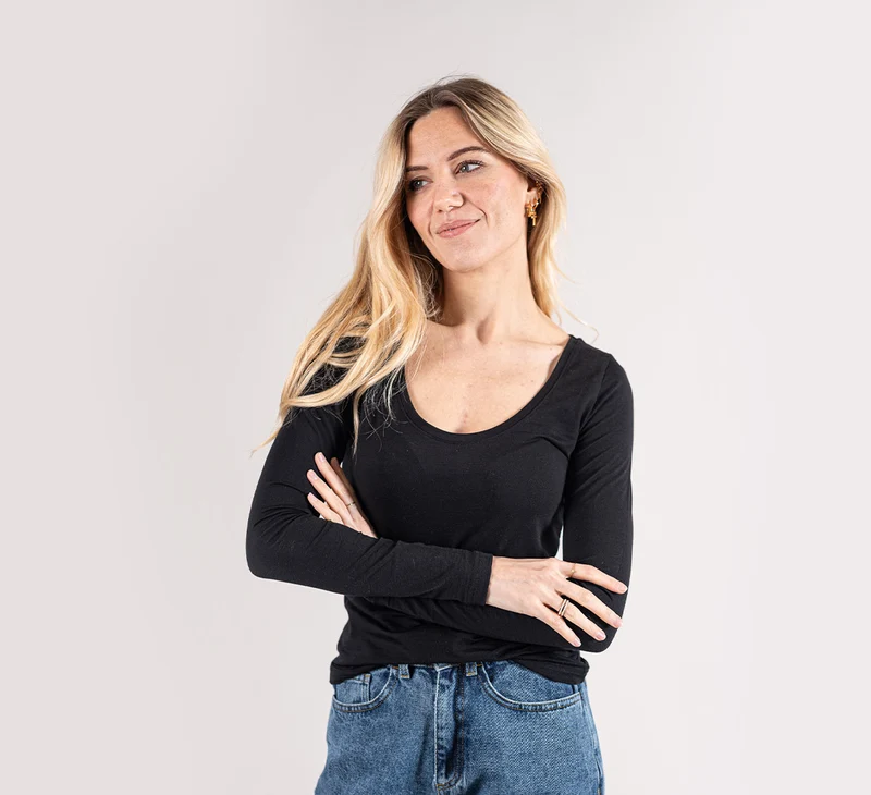 WOMAN MERINO LONG SLEEVES T-SHIRT