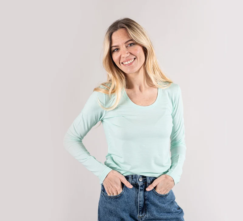 WOMAN MERINO LONG SLEEVES T-SHIRT