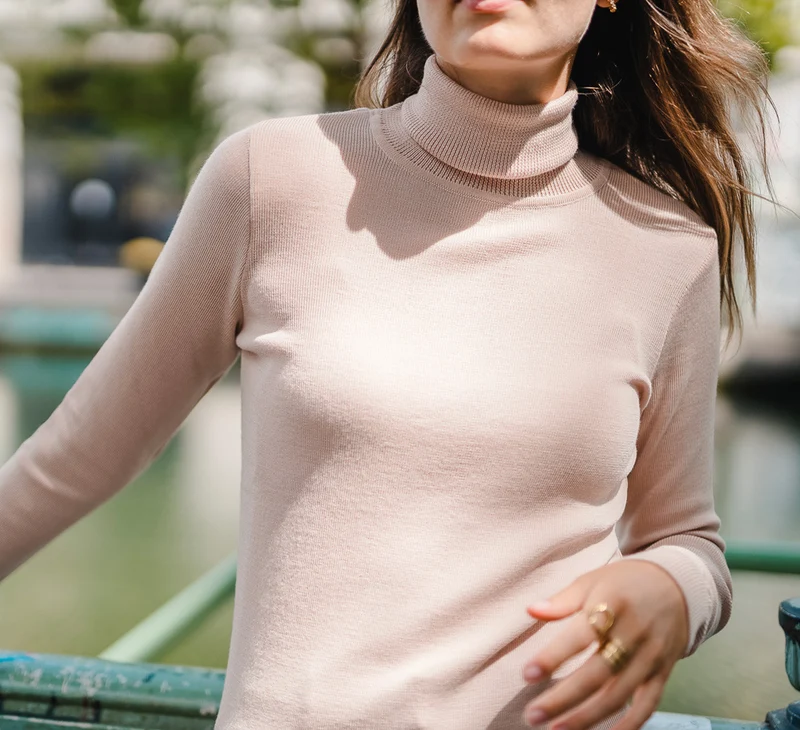 WOMAN MERINO TURTLENECK